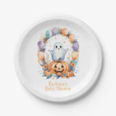 Assiettes En Carton Baby shower éffrayant (Devant)