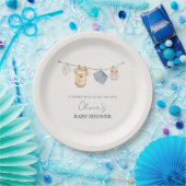 Assiettes En Carton Baby shower en ligne Boho simple (Fête)