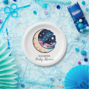 Assiettes En Carton Baby shower Enfants Twinkle Stars