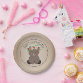 Assiettes En Carton Baby shower fait sur commande inspiré de carte (Fête)
