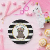 Assiettes En Carton Baby shower fait sur commande inspiré de carte (Fête)