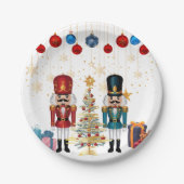 Assiettes En Carton Baby shower Festif Nutcracker Ornaments (Devant)