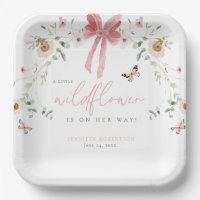 Baby Shower Fille Papillon Petite Fleur Sauvage