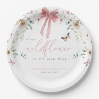 Baby Shower Fille Papillon Petite Fleur Sauvage