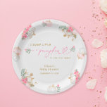 Assiettes En Carton Baby shower floral rose citrouille<br><div class="desc">Les Plaques en papier Citrouille rose floral Baby shower est une douce étreinte de tout ce qui est doux et charmant, conçu pour favoriser un lien émotionnel avec les familles impatient d'anticiper l'arrivée de leur petit. Capturant l'essence d'une petite douche avec des teintes roses, l'article célèbre la joie et l'excitation...</div>