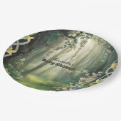 Assiettes En Carton Baby shower forestier Whimsical (Angle)