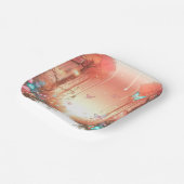 Assiettes En Carton Baby shower Forêt Enchantée Moderne (Angulaire)