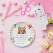 Assiettes En Carton Baby shower frais à croissance locale En vichy (Fête)