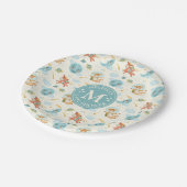 Assiettes En Carton Baby shower garçon (Angle)