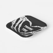 Assiettes En Carton Baby shower gothique d'Halloween (Angulaire)