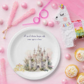 Assiettes En Carton Baby shower jumeau Castle et Carriage (Fête)