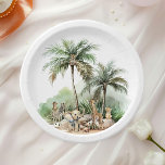 Assiettes En Carton Baby shower Jungle Safari Animaux<br><div class="desc">Présentez nos animaux safari jungle baby showers plaques en papier, parfait pour une célébration mignonne et fantasque! Il présente un thème animal safari moderne avec d'adorables créatures de jungle comme un singe, un éléphant, une girafe, un lion et un zèbre. Avec son paysage naturel d'aquarelle d'inspiration boho simple, cette scène...</div>