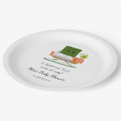 Assiettes En Carton Baby shower Kawaii : Thème de roulis en Sushi et S (Angle)