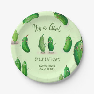 Assiettes En Carton Baby shower lunique vert de chaudières