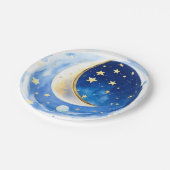 Assiettes En Carton Baby shower Magique Starry Night Boy (Angle)