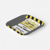 Assiettes En Carton Baby shower moderne en construction (Angulaire)