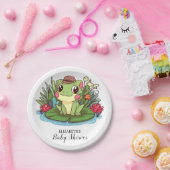 Assiettes En Carton Baby shower mystique de grenouille enchantée (Fête)