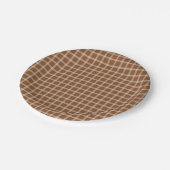 Assiettes En Carton Baby shower neutre En vichy genre simple (Angle)