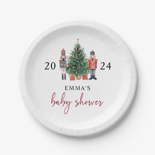 Assiettes En Carton Baby shower Nutcracker (Devant)