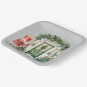 Assiettes En Carton Baby shower Nutcracker rouge et vert (Angulaire)