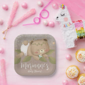 Assiettes En Carton Baby shower Ours Parties scintillant Bohemian Star (Fête)