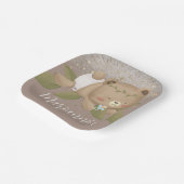 Assiettes En Carton Baby shower Ours Parties scintillant Bohemian Star (Angulaire)