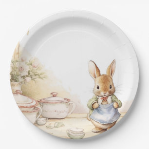 Assiettes En Carton Baby shower Peter Rabbit