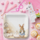 Assiettes En Carton Baby shower Peter Rabbit (Fête)