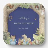 Assiettes En Carton Baby shower Peter the Rabbit Forest Friends (Recto)