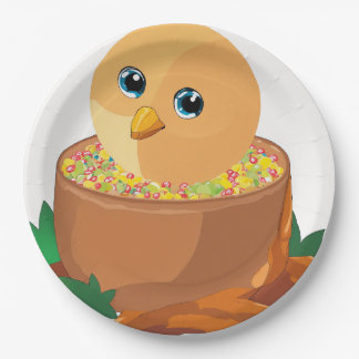 Assiettes En Carton Baby shower - Plaque d'anniversaire