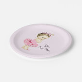 Assiettes En Carton Baby shower Princess Tutu (Angle)
