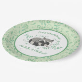 Assiettes En Carton Baby shower Raccoon (Angle)
