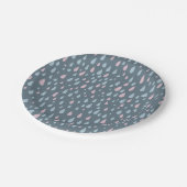 Assiettes En Carton Baby shower Raindrops (Angle)