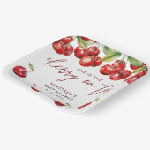 Assiettes En Carton Baby shower Red Cherry (Angulaire)