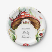 Assiettes En Carton Baby shower simple magique (Devant)