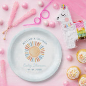 Assiettes En Carton Baby shower solaire (Fête)
