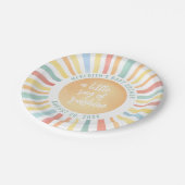Assiettes En Carton Baby shower solaire (Angle)