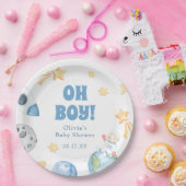 Assiettes En Carton Baby shower spatial (Fête)