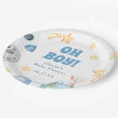 Assiettes En Carton Baby shower spatial (Angle)