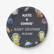 Baby shower spatial Dinosaur Star Planet Galaxy