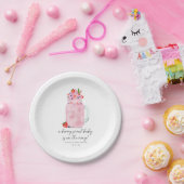Assiettes En Carton Baby shower spécial Smoothie Berry (Fête)