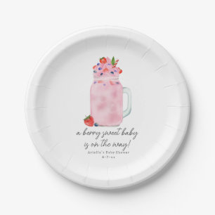 Assiettes En Carton Baby shower spécial Smoothie Berry