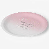 Assiettes En Carton Baby shower Stars Moon (Angle)
