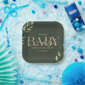 Assiettes En Carton Baby shower sur les animaux forestiers (Fête)