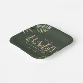 Assiettes En Carton Baby shower sur les animaux forestiers (Angulaire)