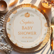 Baby Shower Tombez Amoureux Citrouille