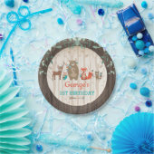 Assiettes En Carton Baby shower tribal d'animal de forêt (Fête)