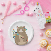 Assiettes En Carton Baby shower tribal d'anniversaire de forêt de (Fête)