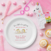 Assiettes En Carton Baby shower Twin Cute Dumpling Champignons (Fête)