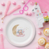 Assiettes En Carton Baby shower Twinkle Little Star Gold Moon (Fête)